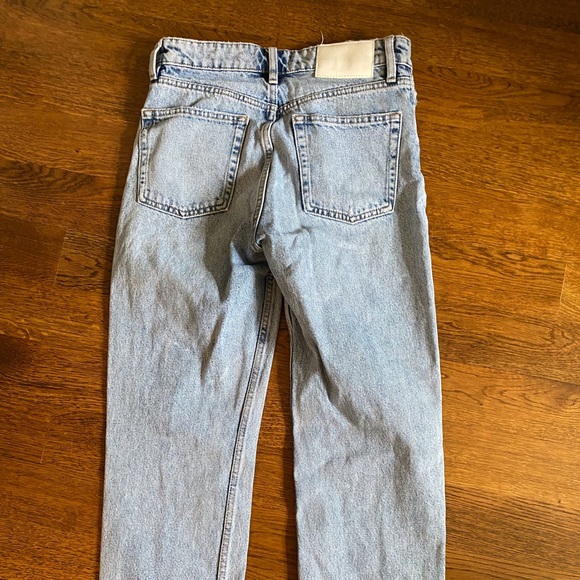 Zara light blue straight leg jeans - Picture 5 of 5